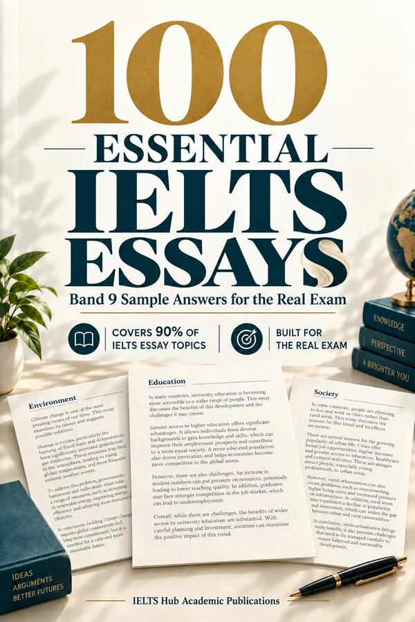 Cover of 100 Essential IELTS Essays